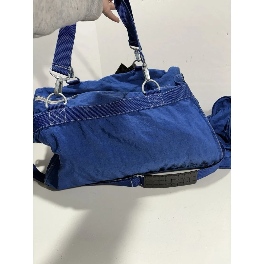 PEPSI COLA Blue X-LARGE Nylon Two-In-One Duffle Bag 1990's W/ Detachable Side